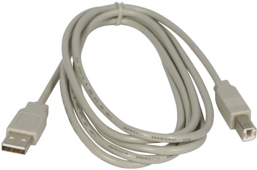 OEM USB kabel A-B, 2m - kabel USB počítač-tiskárna A-B M/M 2 m